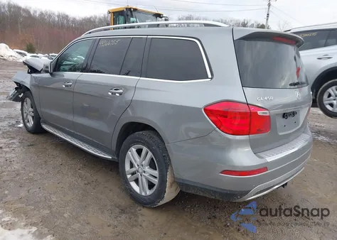 2016 Mercedes-Benz Gl 450 4Matic z USA, uszkodzony, nr VIN 4JGDF6EE4GA676233